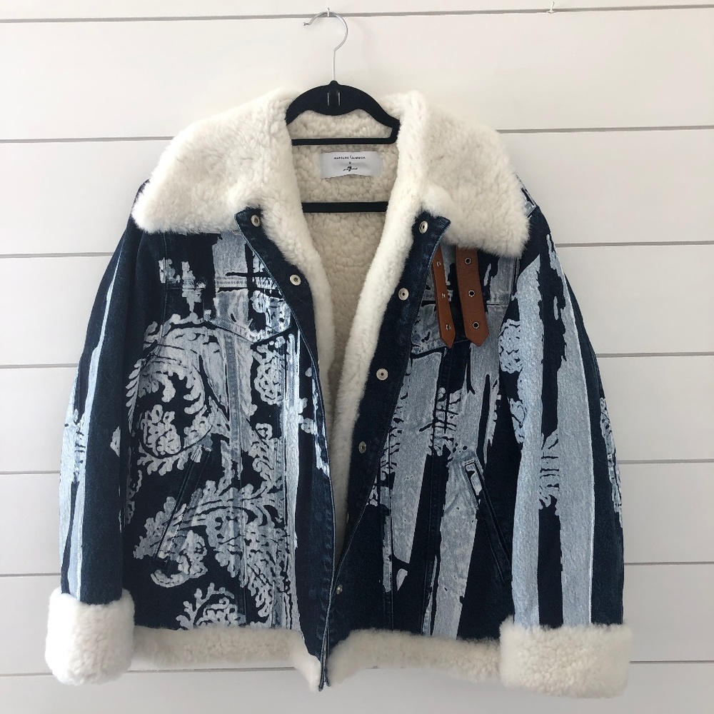 Marques Almeida x 7 For All Mankind Oversized Denim Jacket